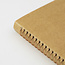 Spiral Ring Notebook A5 Slim Blank Dw Kraft 80 Sheets (160 Pages)