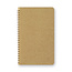 Spiral Ring Notebook A6 Slim Blank Dw Kraft Paper 80 Sheets (160 Pages)