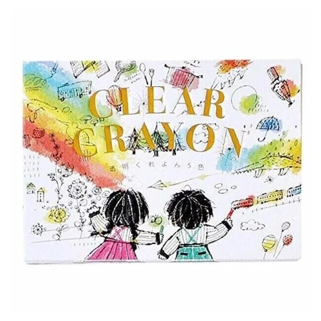 Clear Crayon Set of 5 Colours