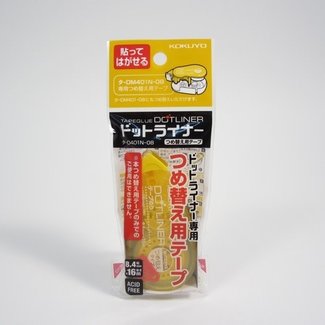 KOKUYO Tape Glue Dotliner [ Refill ] 8.4mm Yl