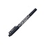 ZEBRA CO., LTD. YYTS5-BK ZEBRA PARMANENT MARKER MCKEE CARE EXTRA FINE REFILLABLE BLACK