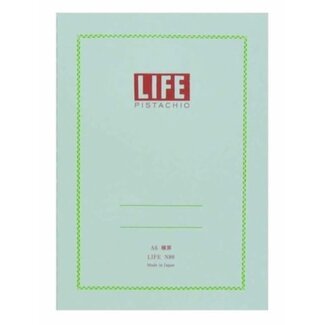 LIFE CO., LTD. N80 Pistachio A6 Ruled 32 Pages