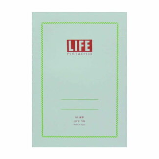 LIFE CO.,LTD. Pistachio B6 Ruled 32 Pages N78