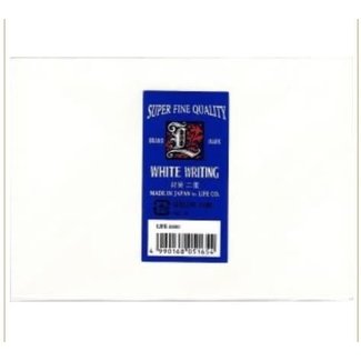 LIFE CO.,LTD. Envelope  L White Writing  W E680