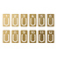 Brass Number Clips