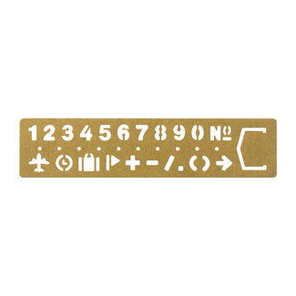 TRAVELER'S COMPANY BRASS Template Bookmark Number