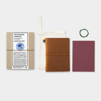 TRAVELER'S COMPANY TRAVELER'S notebook Passport Size Camel