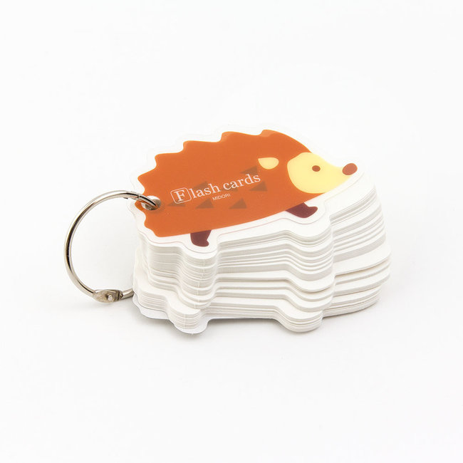 Midori Flash Card Hedgehog (Word Card)
