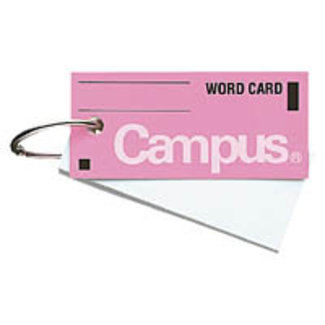 KOKUYO Campus Word Card Pink