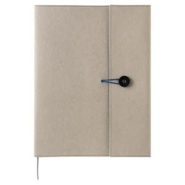 Kraft Plastic File Holder Cover A4 Grey