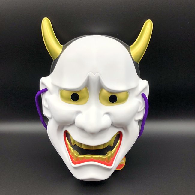 Plastic Mask Hannya White