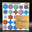 Designphil Inc. ORIGAMI WATERCOLOR FLOWER BLUE