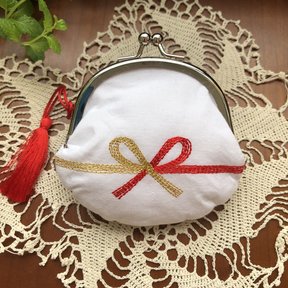 MINI PURSE GAMAGUCHI HANAMUSUBI