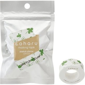 KING JIM CO., LTD. Coharu Thermal Paper Masking Tape For Tepra Lite Sketch Clover