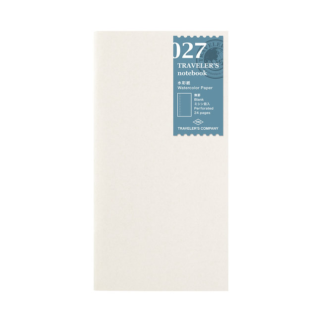 027.TRAVELER'S notebook Refill Watercolor Paper