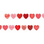 Roll Sticker Metalic Heart Red