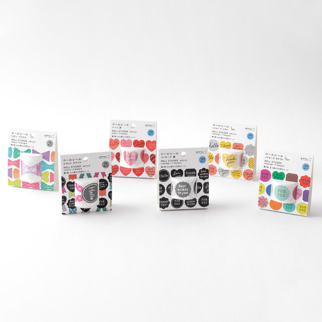 Roll Sticker Metalic Rosette Colorful