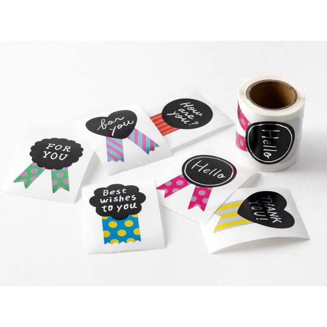 Roll Sticker Metalic Rosette Colorful