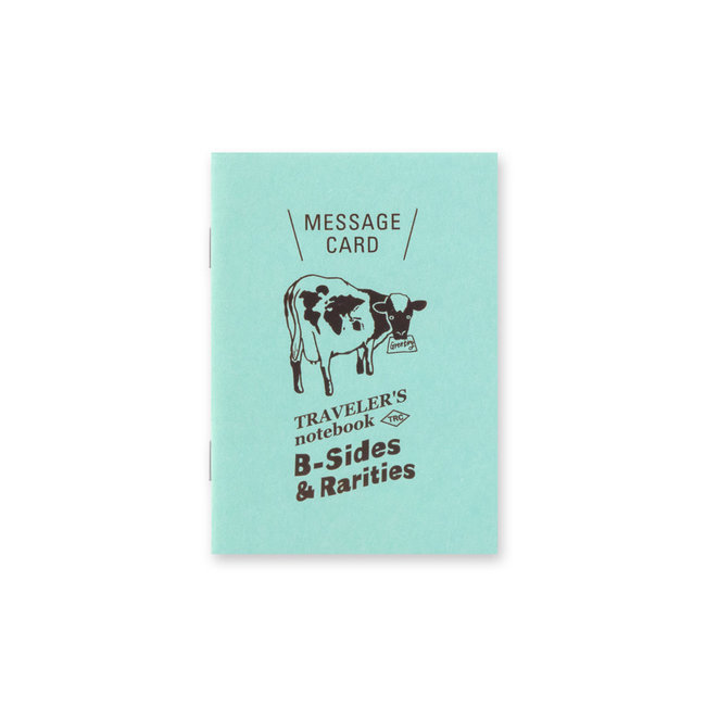 Traveler's Notebook Passport Size Refill Message Card