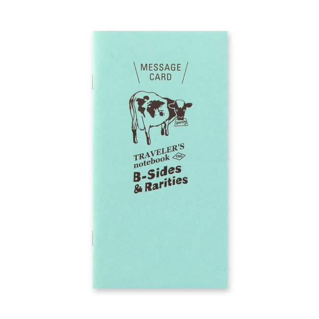 TRAVELER'S notebook Refill Message Card (Regular Size)