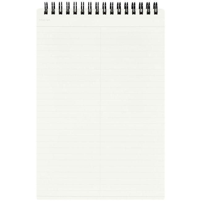 N166 A5 Mnemosyne Notebook 7mm Lined with Center Line