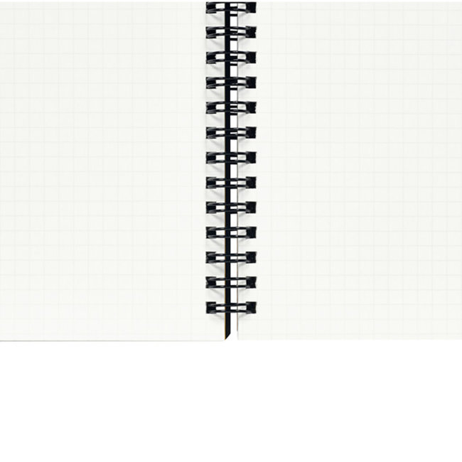 N167 Mnemosyne Notebook 5mm Squared A3 322X420mm