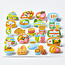 Pop004 Pop-Up Stickers  Gourmet