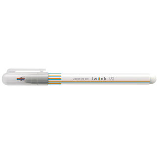 SUNSTAR Twiink Twin Colour Pen Light Blue X Orange