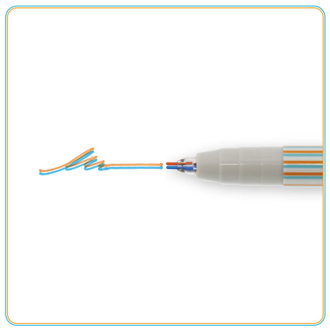 Twiink Twin Colour Pen Light Blue X Orange