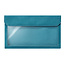KING JIM CO., LTD. 5478W BL FLATTY WORKS PEN CASE WIDE BLUE