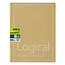 NAKABAYASHI NW-B517W-A LOGICAL PAPER RING NOTEBOOK /B5WIDE /40 SHEETS 7mm LINED