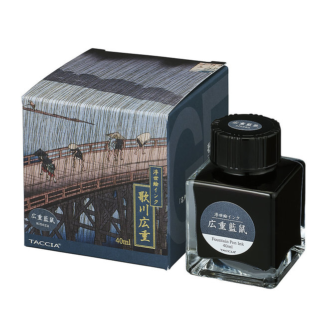 TFPI-WD42-12 TACCIA UKIYOE INK/ HIROSHIGE AINEZU (GRAY)