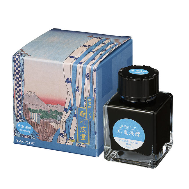 TFPI-WD42-9 TACCIA UKIYOE INK / HIROSHIGE ASAHANADA (LIGHT BLUE)