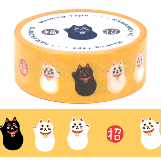 HAMAMONYO Masking Tape - Maneki Cat