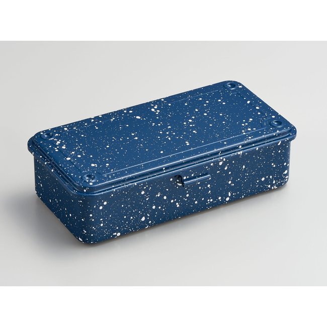 Toyo Steel Trunk Shape Toolbox T-190 - Japanese Indigo