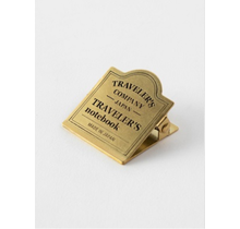 TRAVELER'S notebook Brass Clip TRC Logo