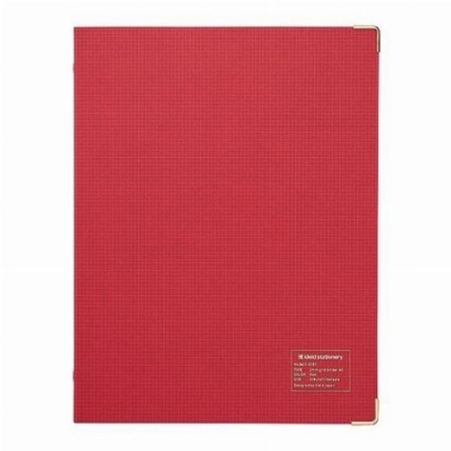 8411 2mm Grid Binder A5 Red