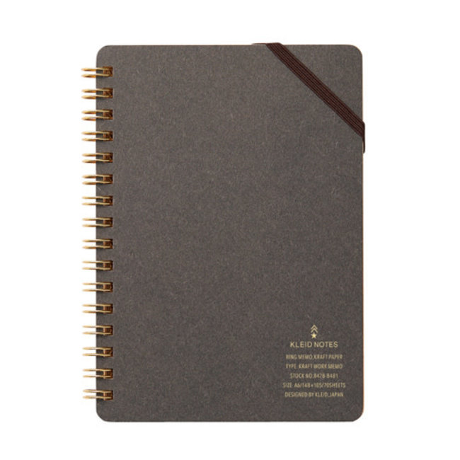 8996 Kraft Work Memo A7 Charcoal