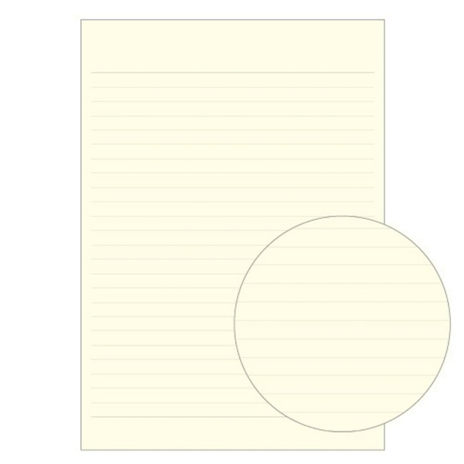 Premium CD Notebook A5 7mm 24 Line Cream 96Pages