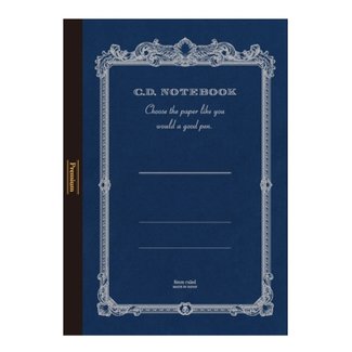 APICA Co., Ltd. Premium CD Notebook A4 8mm 30 Line 96Pages Blue