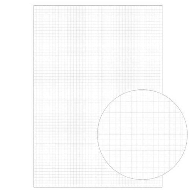 Premium CD Notebook A4 5mm Grid 96Pages Red