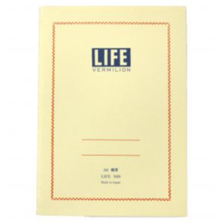 LIFE CO., LTD. Vermilion A6 Ruled 32 Pages N69