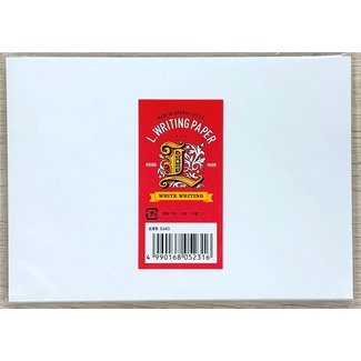 LIFE CO., LTD. Envelope  L White Writing Single