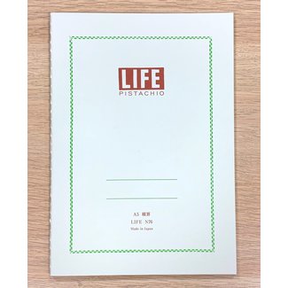 LIFE CO., LTD. Pistachio A5 Ruled 32 Pages