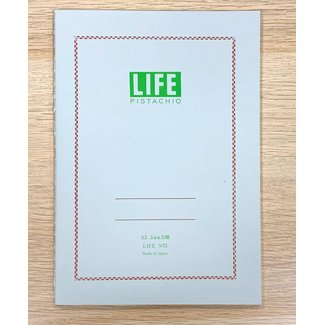 LIFE CO., LTD. Pistachio A5 Grid 32 Pages
