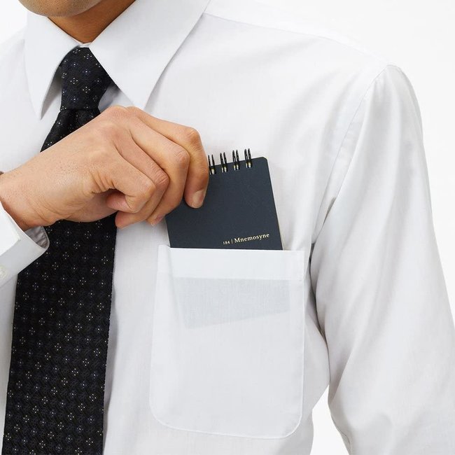 N184A Mnemosyne Memo 5mm Squared A7 116X76mm