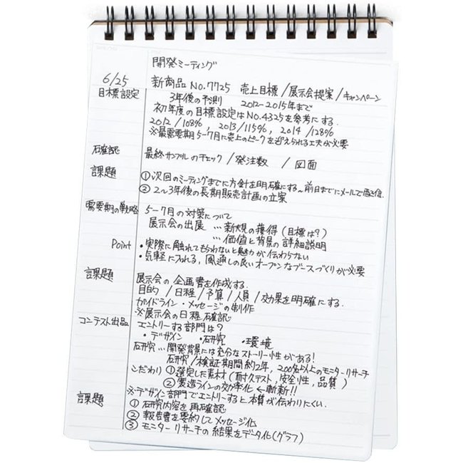 N196A Mnemosyne Notebook 7mm Ruled B6