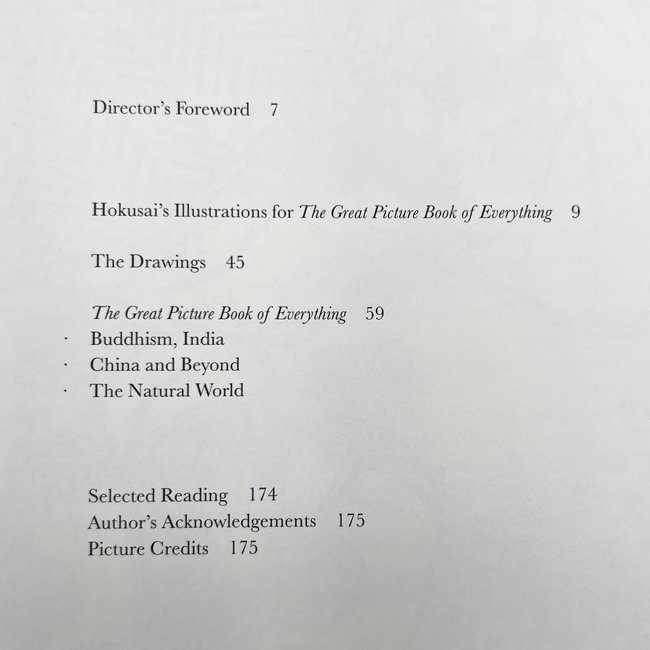 Hokusai: The Great Picture Book Of Everything/ In English