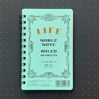 LIFE CO.,LTD. Life Noble Note Mini Ring Ruled N72