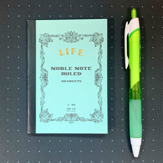 LIFE CO., LTD. N49 LIFE Noble Note Mini A7 Ruled Lined